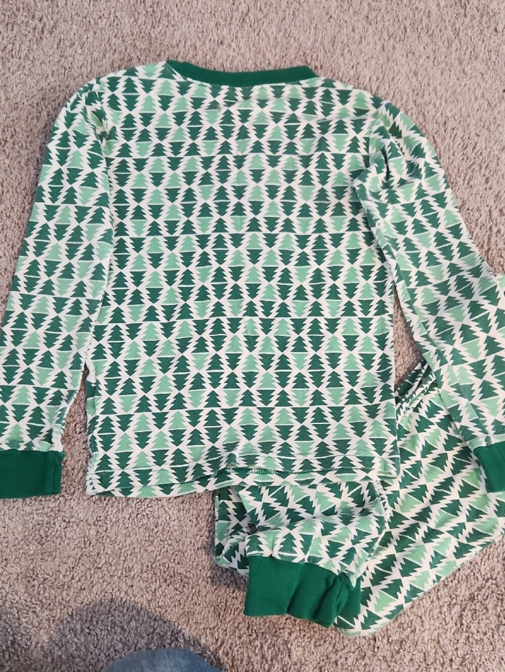 Carter's Green Patterned Tree-Print Pajama Set - Picture 5 of 5